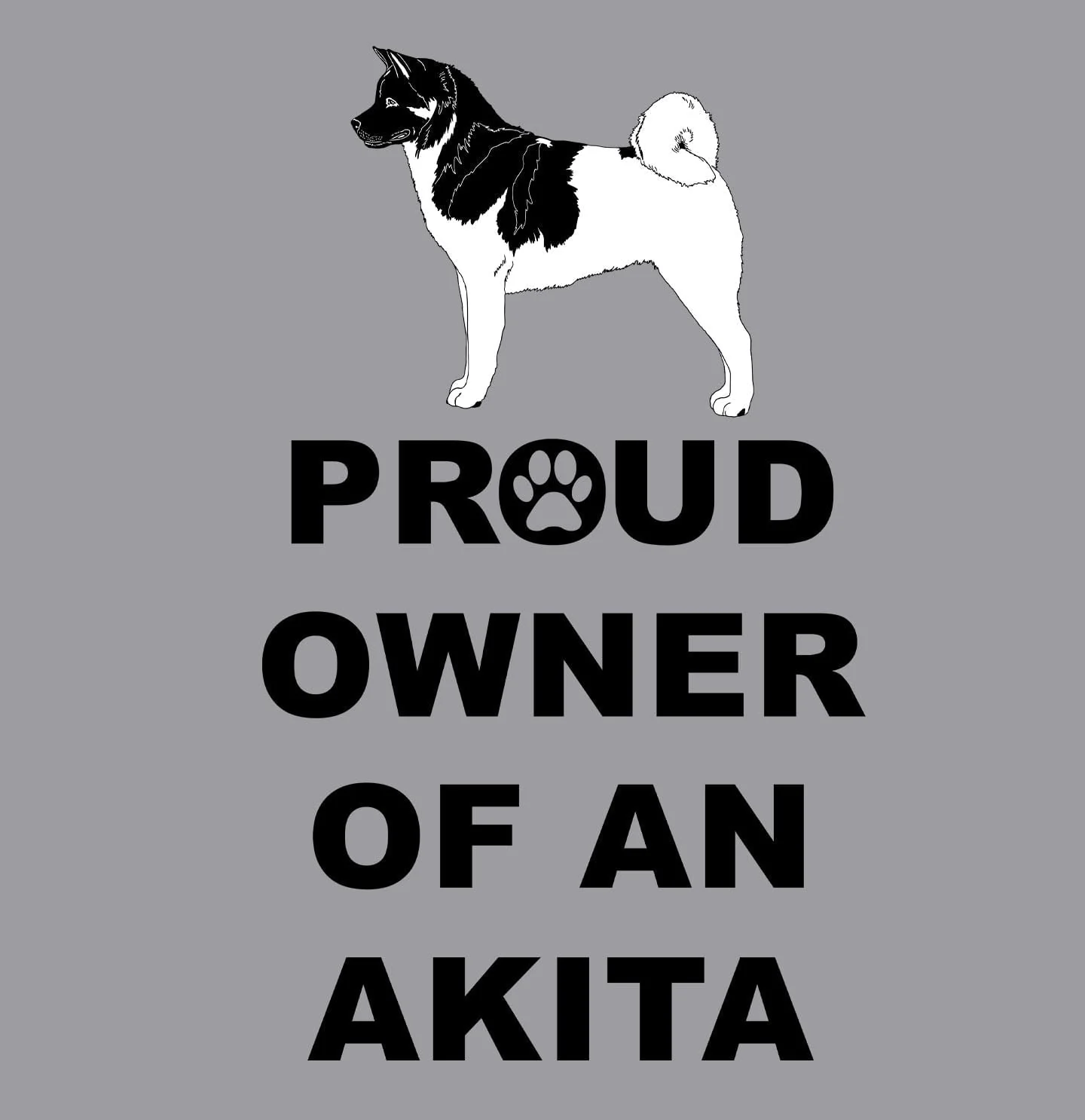 Akita Proud Owner - Adult Unisex Crewneck Sweatshirt - Image 2