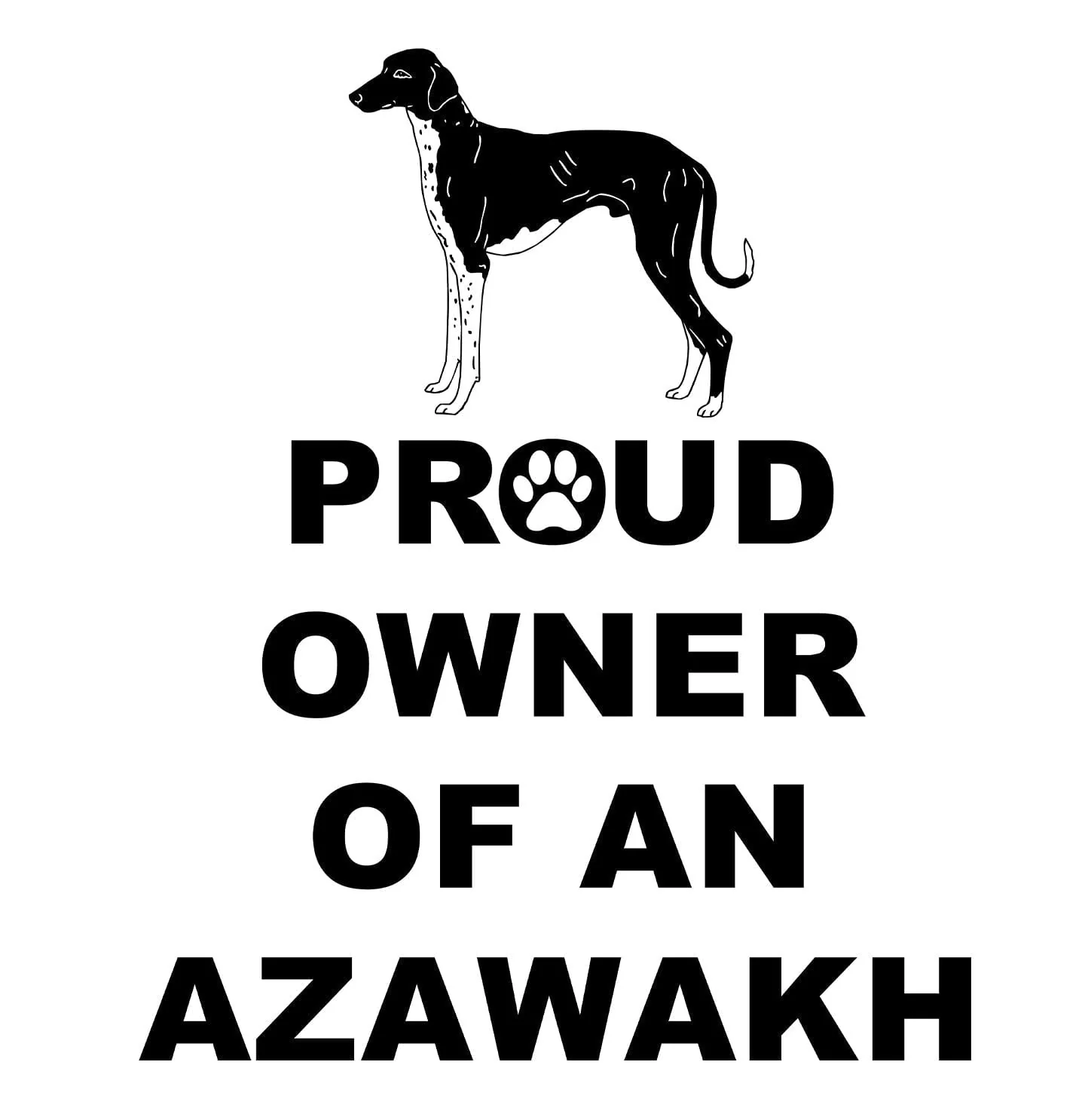 Azawakh Proud Owner - Adult Unisex T-Shirt - Image 2