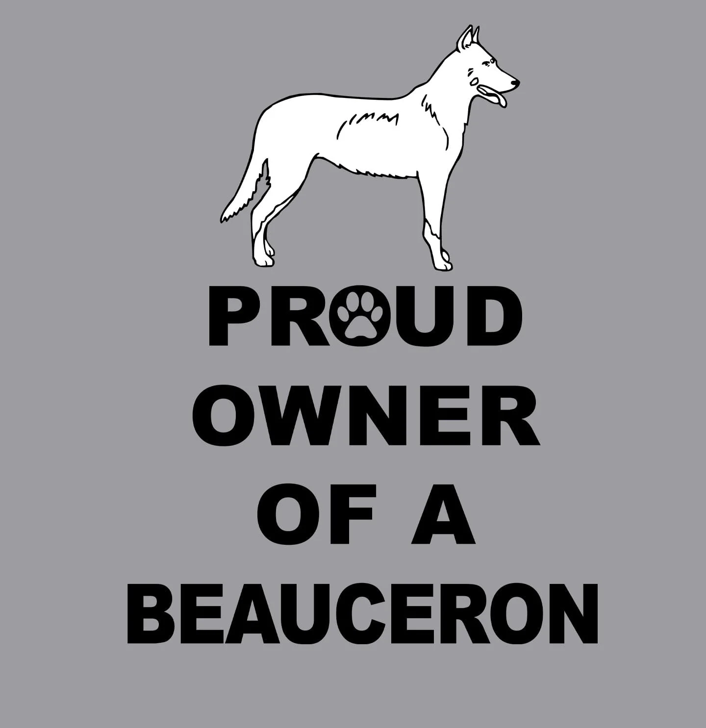Beauceron Proud Owner - Adult Unisex Crewneck Sweatshirt - Image 2