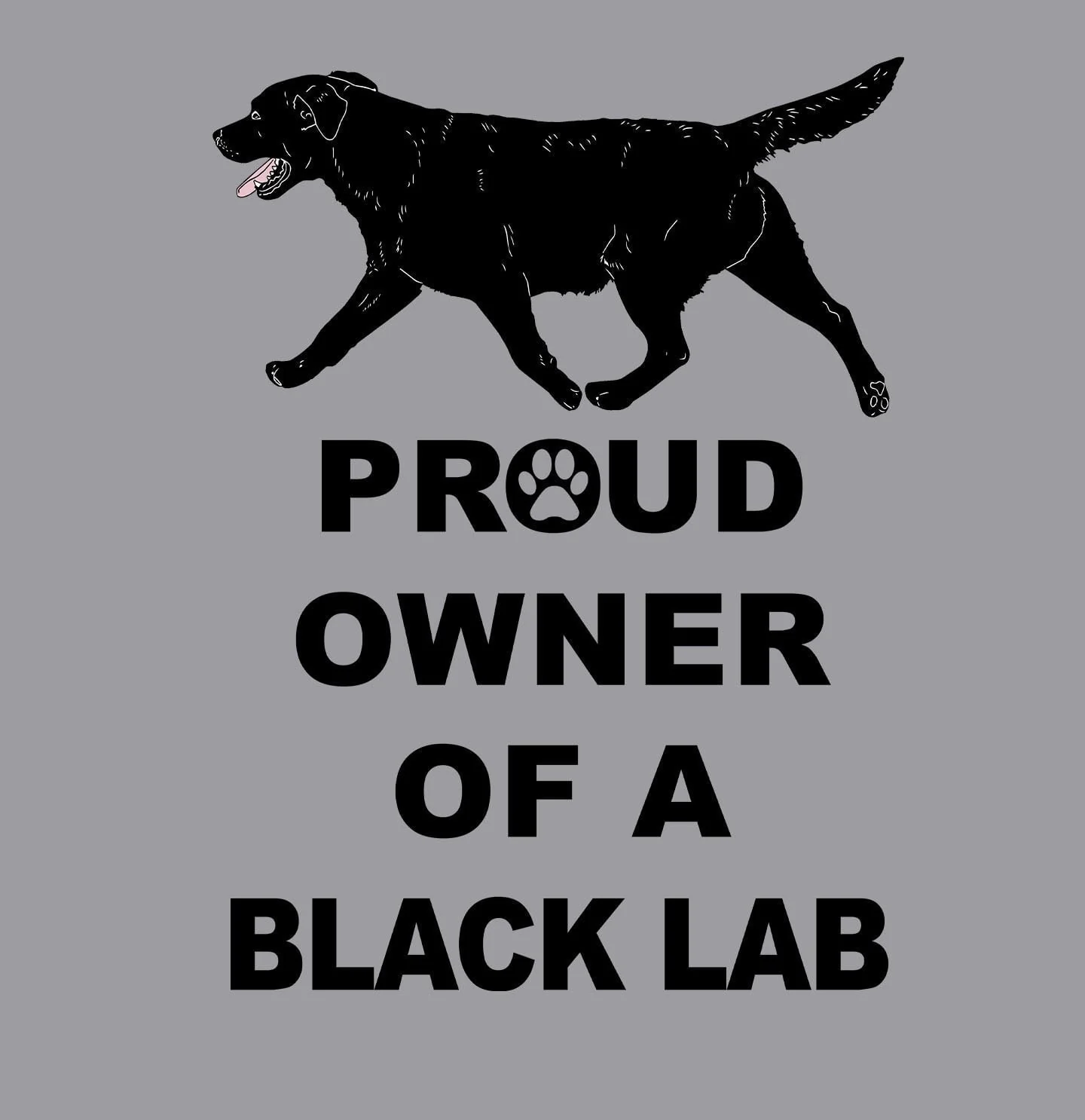 Black Labrador Retriever Proud Owner - Adult Unisex Hoodie Sweatshirt - Image 2