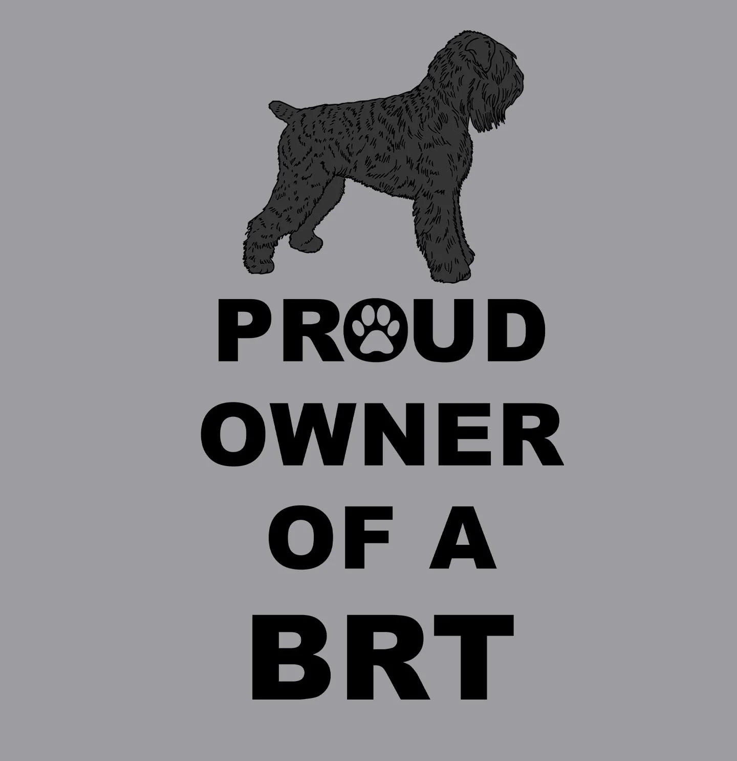 Black Russian Terrier Proud Owner - Adult Unisex Crewneck Sweatshirt - Image 2