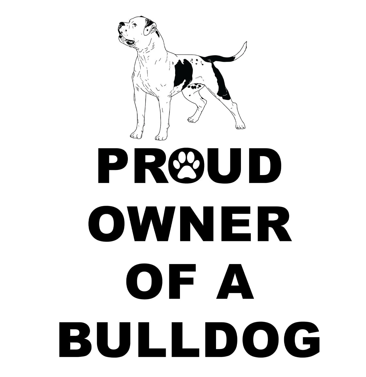 American Bulldog Proud Owner - Women's V-Neck T-Shirt - Image 2