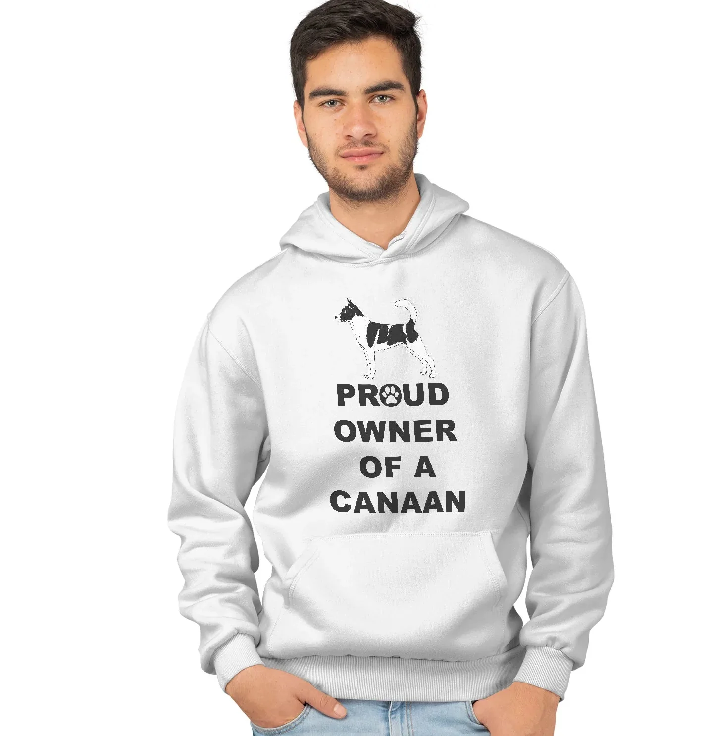 Canaan Dog Proud Owner - Adult Unisex Hoodie Sweatshirt - Image 2