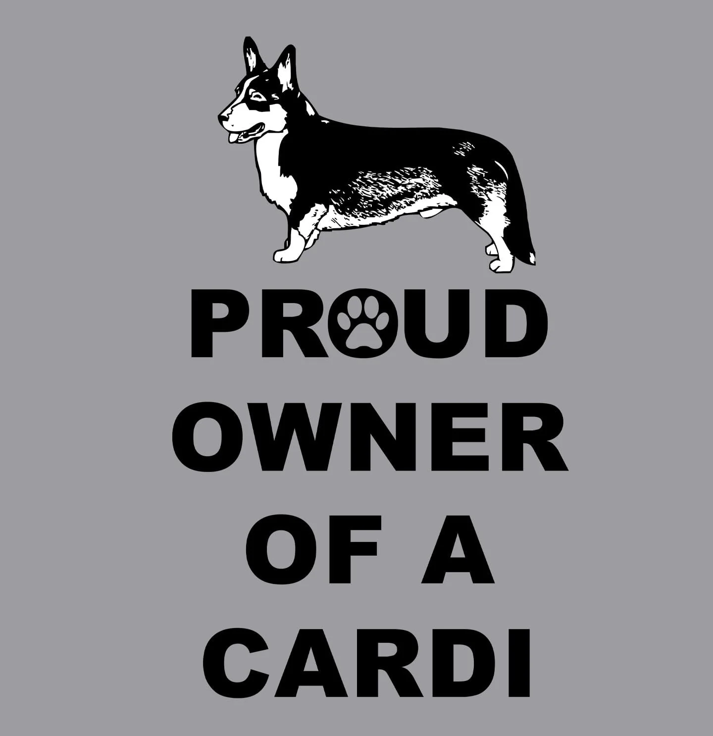 Cardigan Welsh Corgi Proud Owner - Adult Unisex Crewneck Sweatshirt - Image 2
