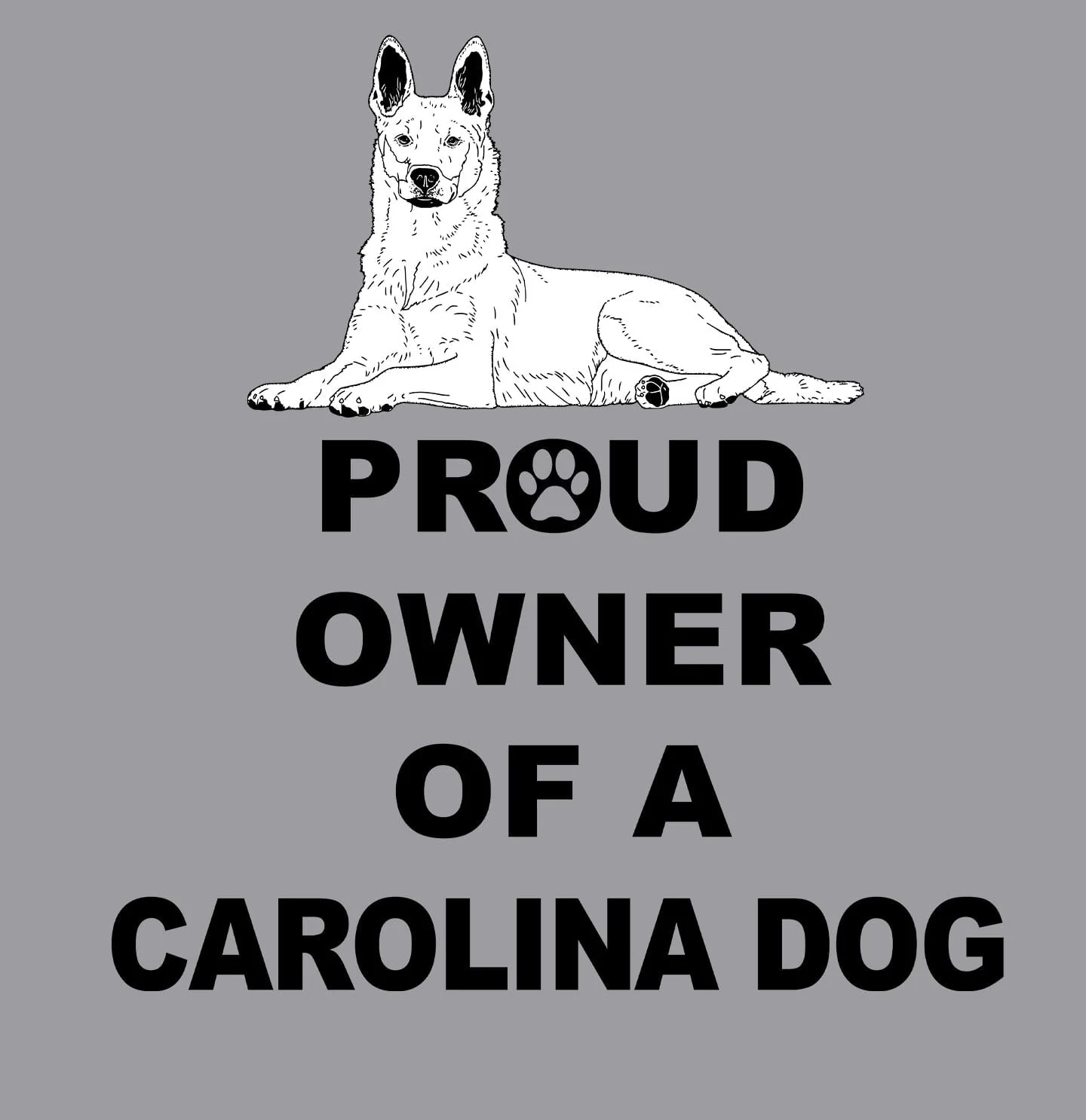 Carolina Dog Proud Owner - Adult Unisex Crewneck Sweatshirt - Image 2