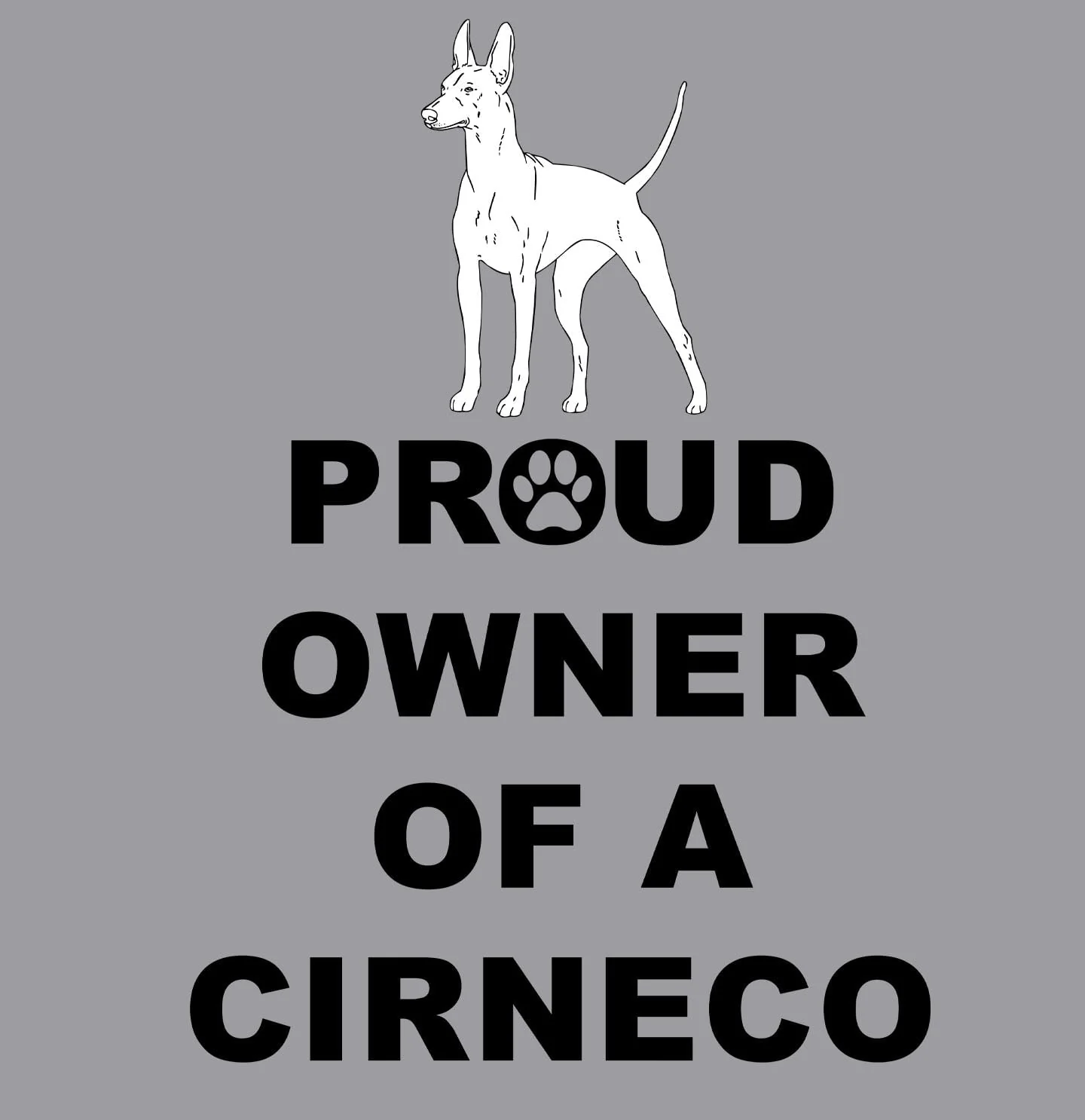 Cirneco dell’Etna Proud Owner - Adult Unisex Crewneck Sweatshirt - Image 2