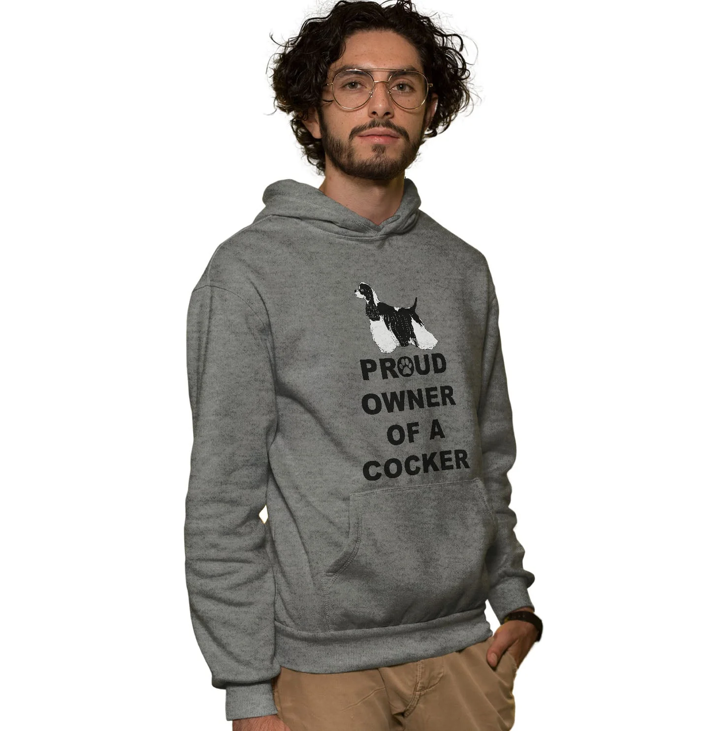 Cocker Spaniel Proud Owner - Adult Unisex Hoodie Sweatshirt