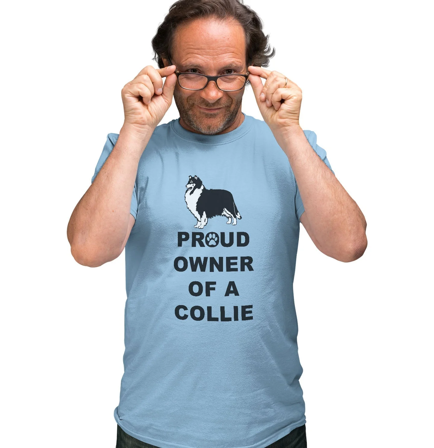 Rough Collie Proud Owner - Adult Unisex T-Shirt