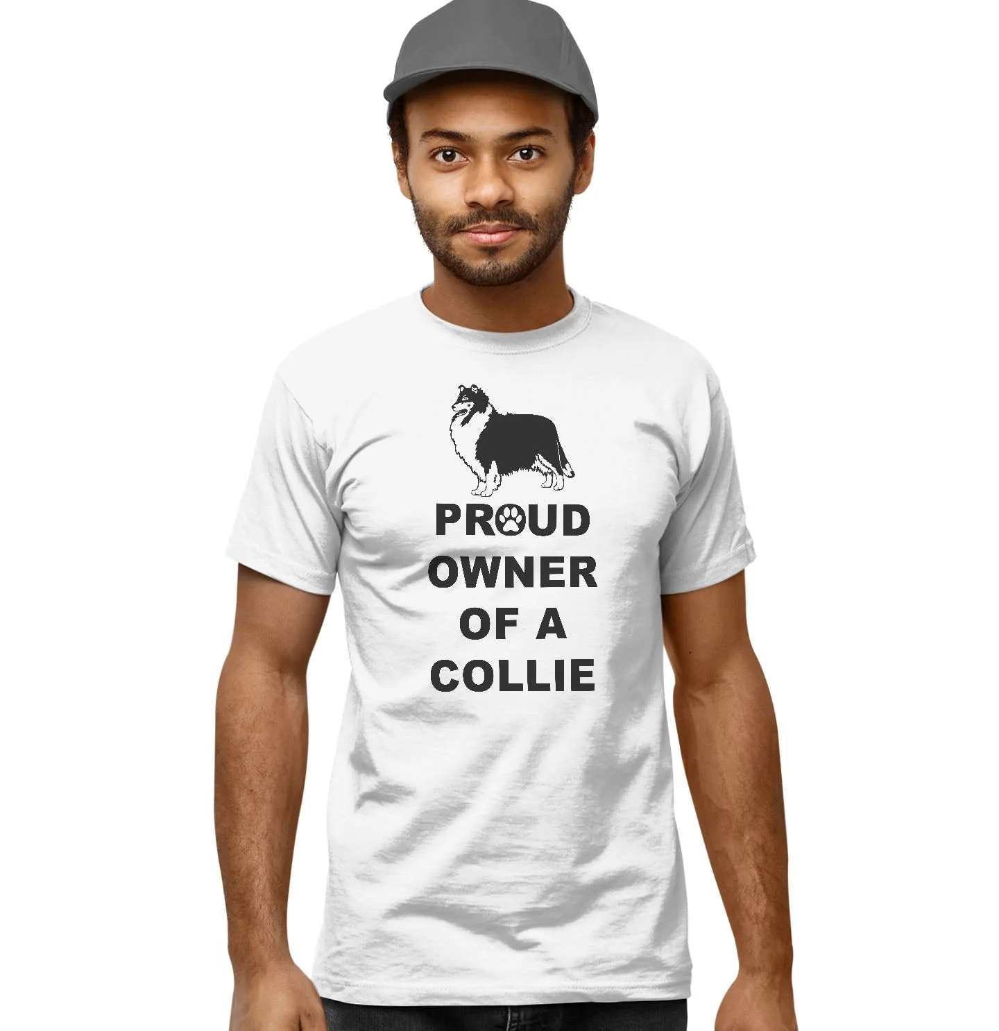 Rough Collie Proud Owner - Adult Unisex T-Shirt - Image 4