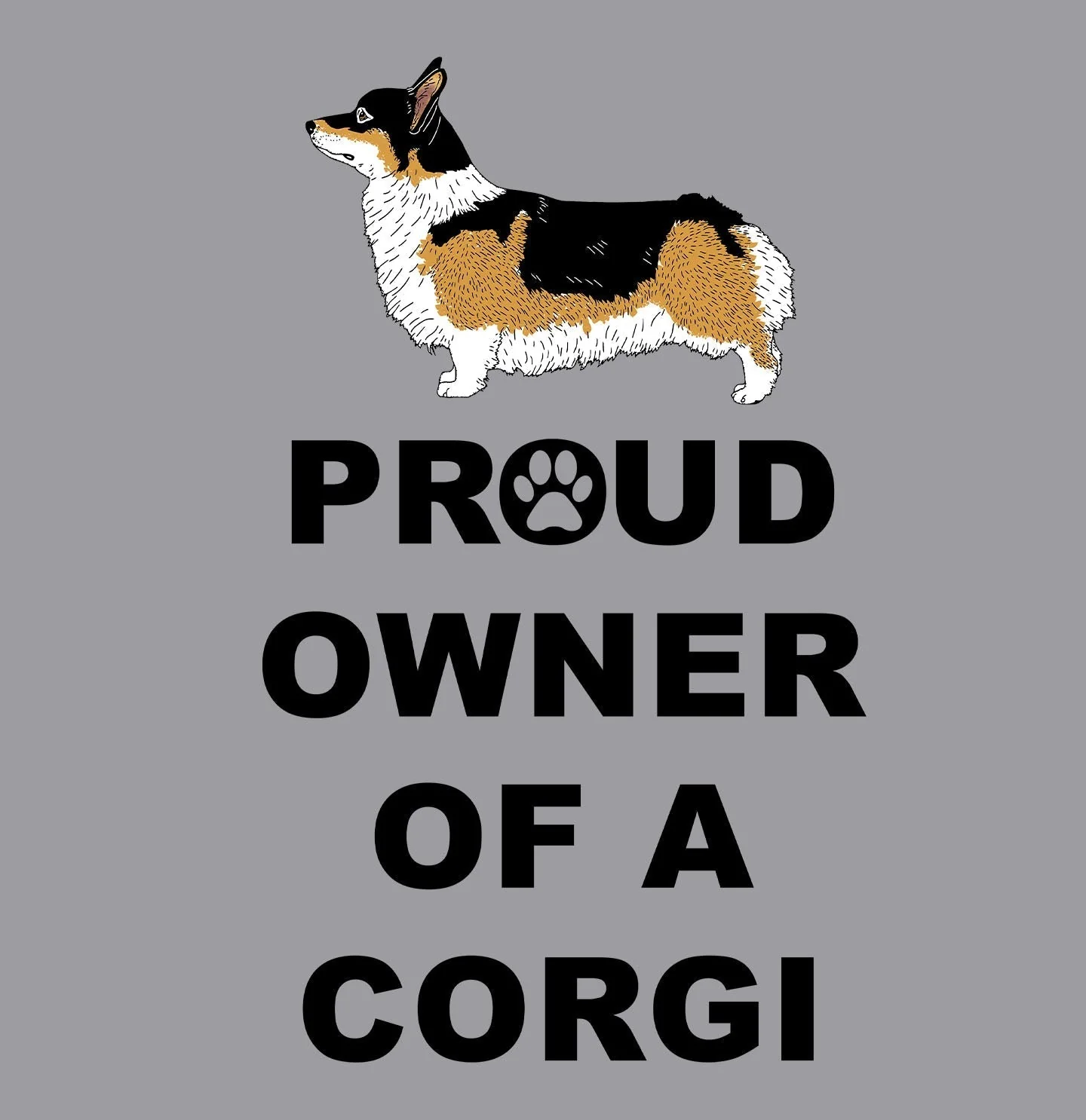 Pembroke Welsh Corgi Proud Owner - Adult Unisex Hoodie Sweatshirt - Image 2