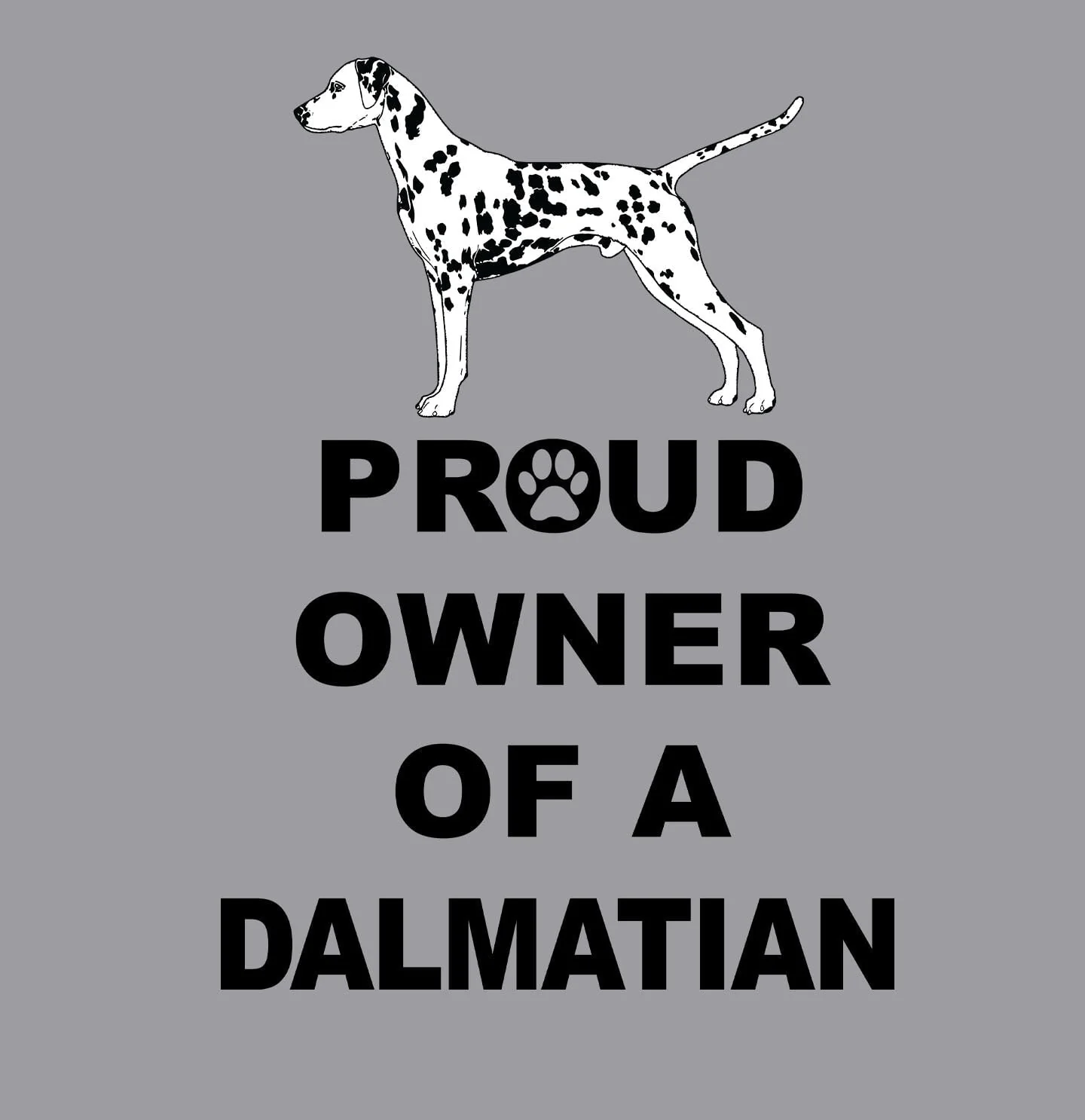 Dalmatian Proud Owner - Adult Unisex Crewneck Sweatshirt - Image 2