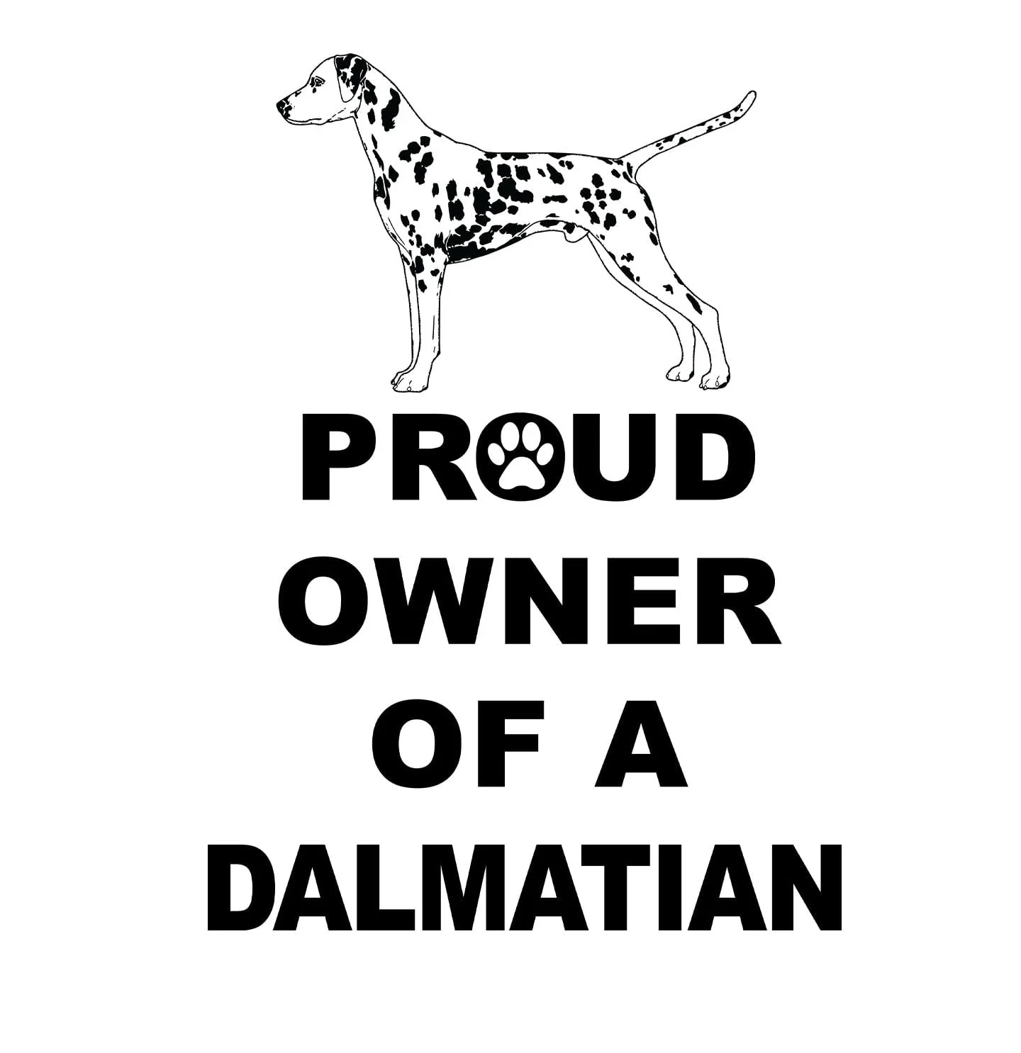 Dalmatian Proud Owner - Adult Unisex Hoodie Sweatshirt - Image 2