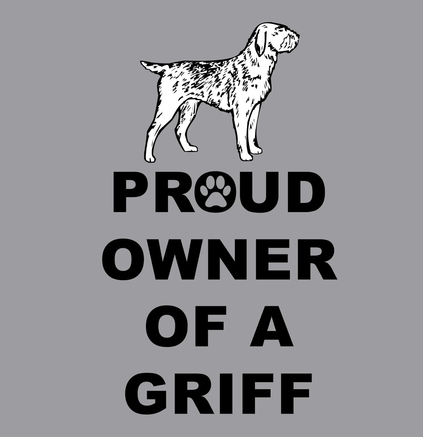Wirehaired Pointing Griffon Proud Owner - Adult Unisex Hoodie Sweatshirt - Image 2