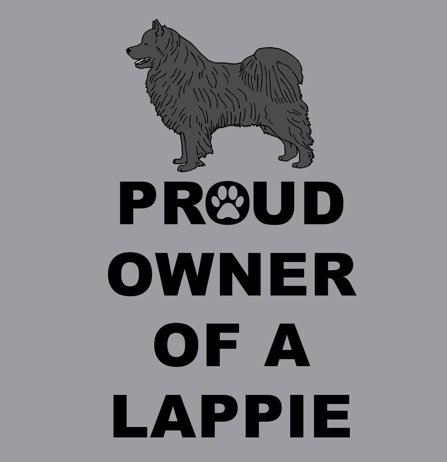 Swedish Lapphund Proud Owner - Adult Unisex Crewneck Sweatshirt - Image 2