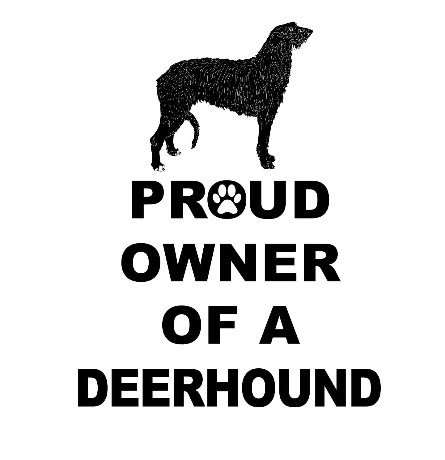Scottish Deerhound Proud Owner - Adult Unisex Hoodie Sweatshirt - Image 2