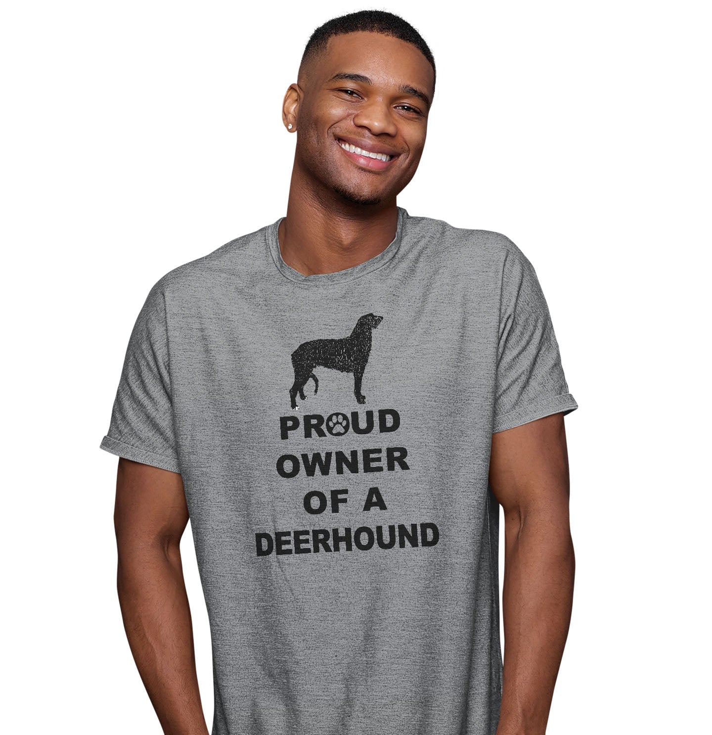 Scottish Deerhound Proud Owner - Adult Unisex T-Shirt - Image 3