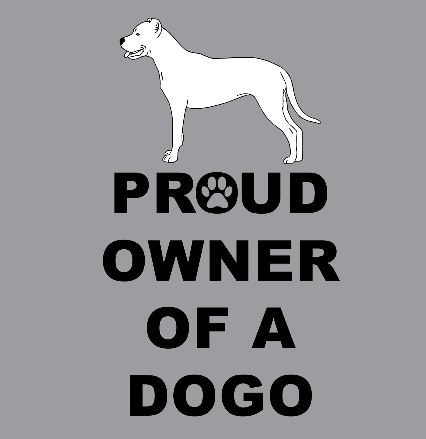 Dogo Argentino Proud Owner - Adult Unisex Crewneck Sweatshirt - Image 2