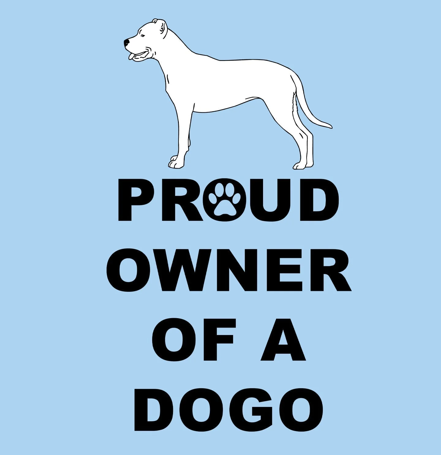 Dogo Argentino Proud Owner - Adult Unisex T-Shirt - Image 2