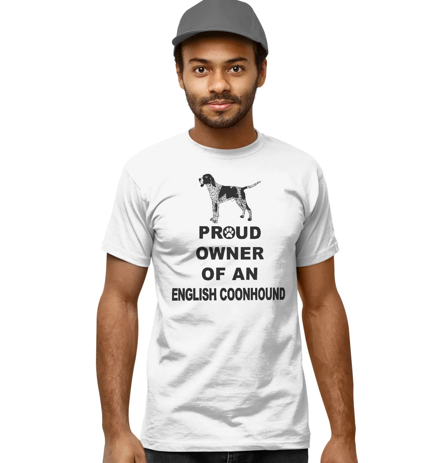 American English Coonhound Proud Owner - Adult Unisex T-Shirt - Image 4