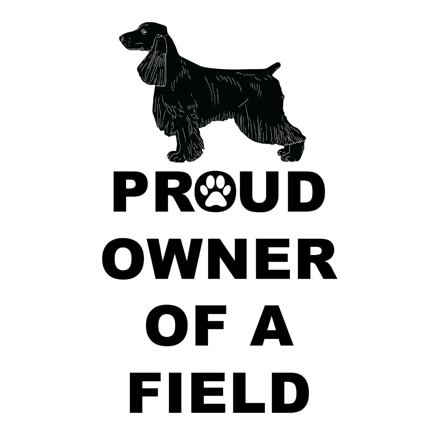 Field Spaniel Proud Owner - Adult Unisex T-Shirt - Image 2