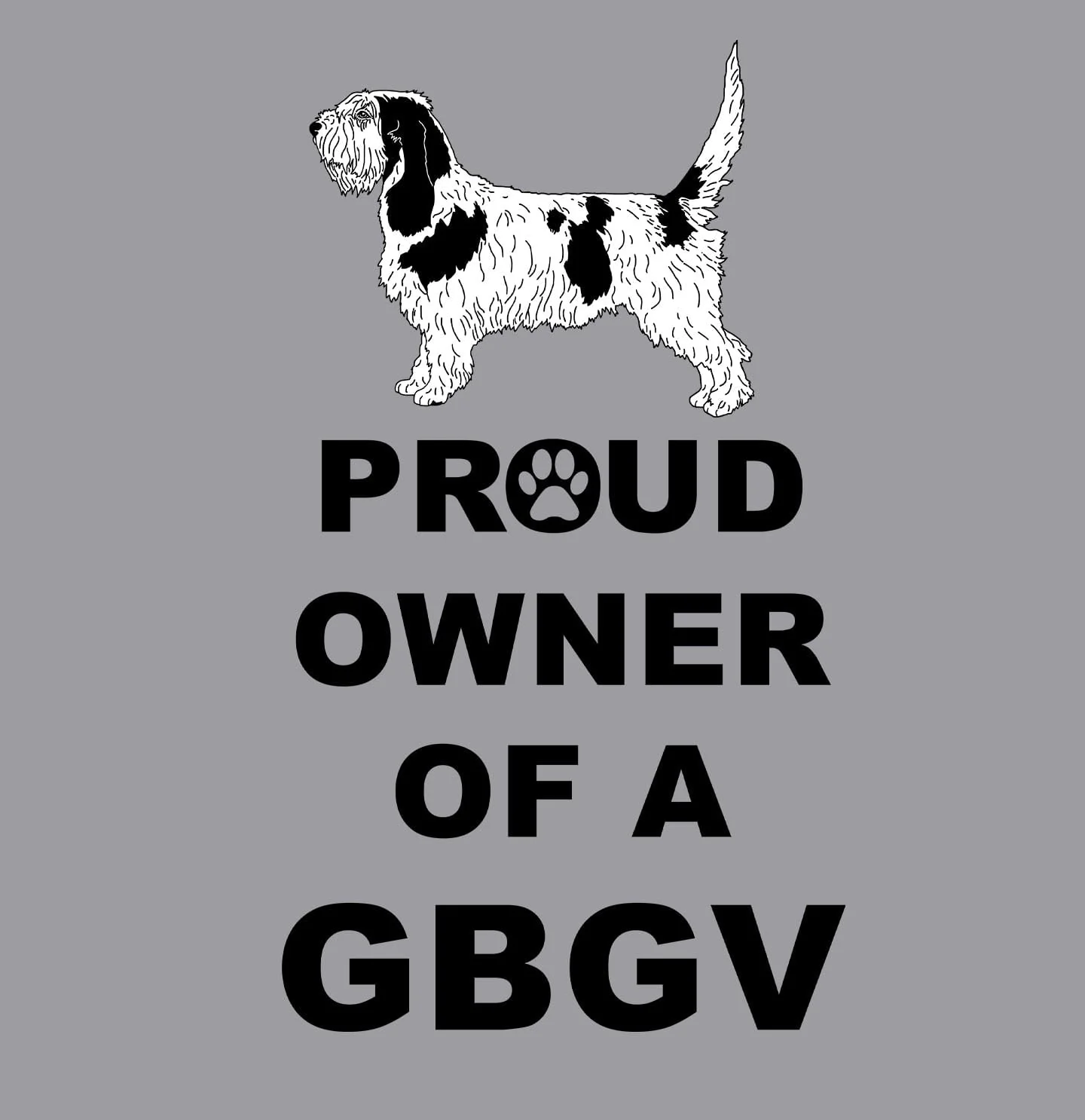 Grand Basset Griffon Vendéen Proud Owner - Adult Unisex Crewneck Sweatshirt - Image 2