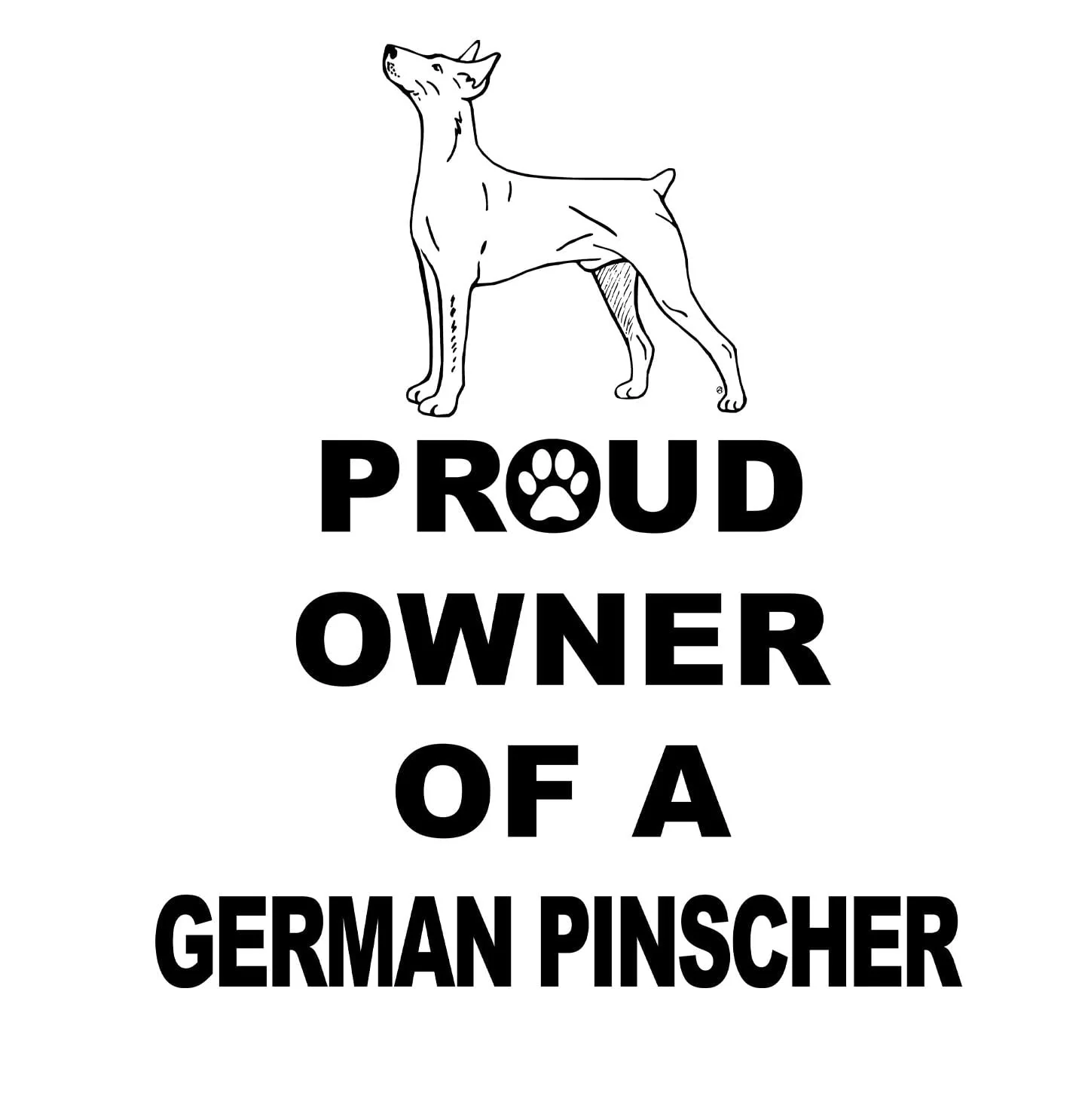 German Pinscher Proud Owner - Adult Unisex Hoodie Sweatshirt - Image 2