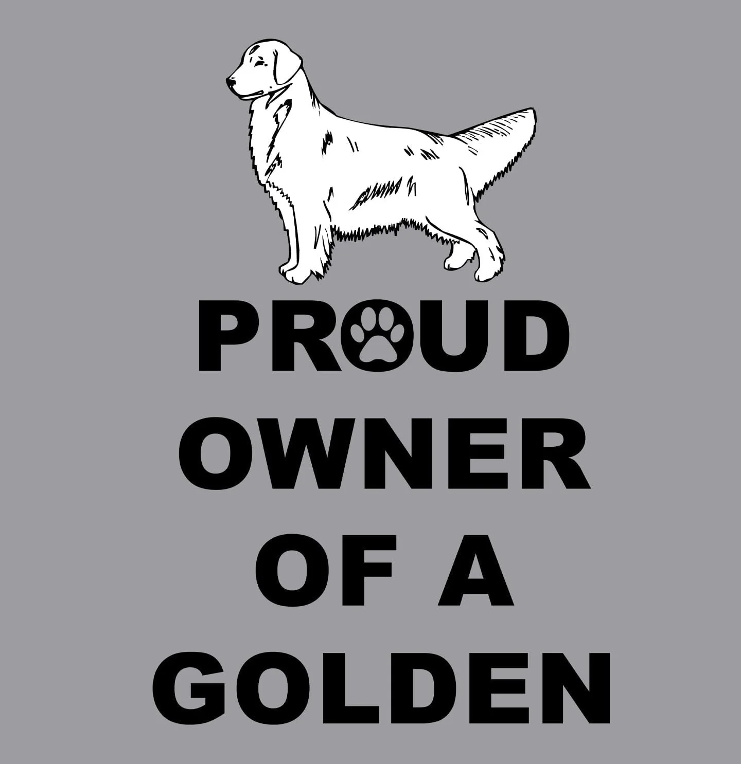 Golden Retriever Proud Owner - Women's V-Neck T-Shirt - Image 2