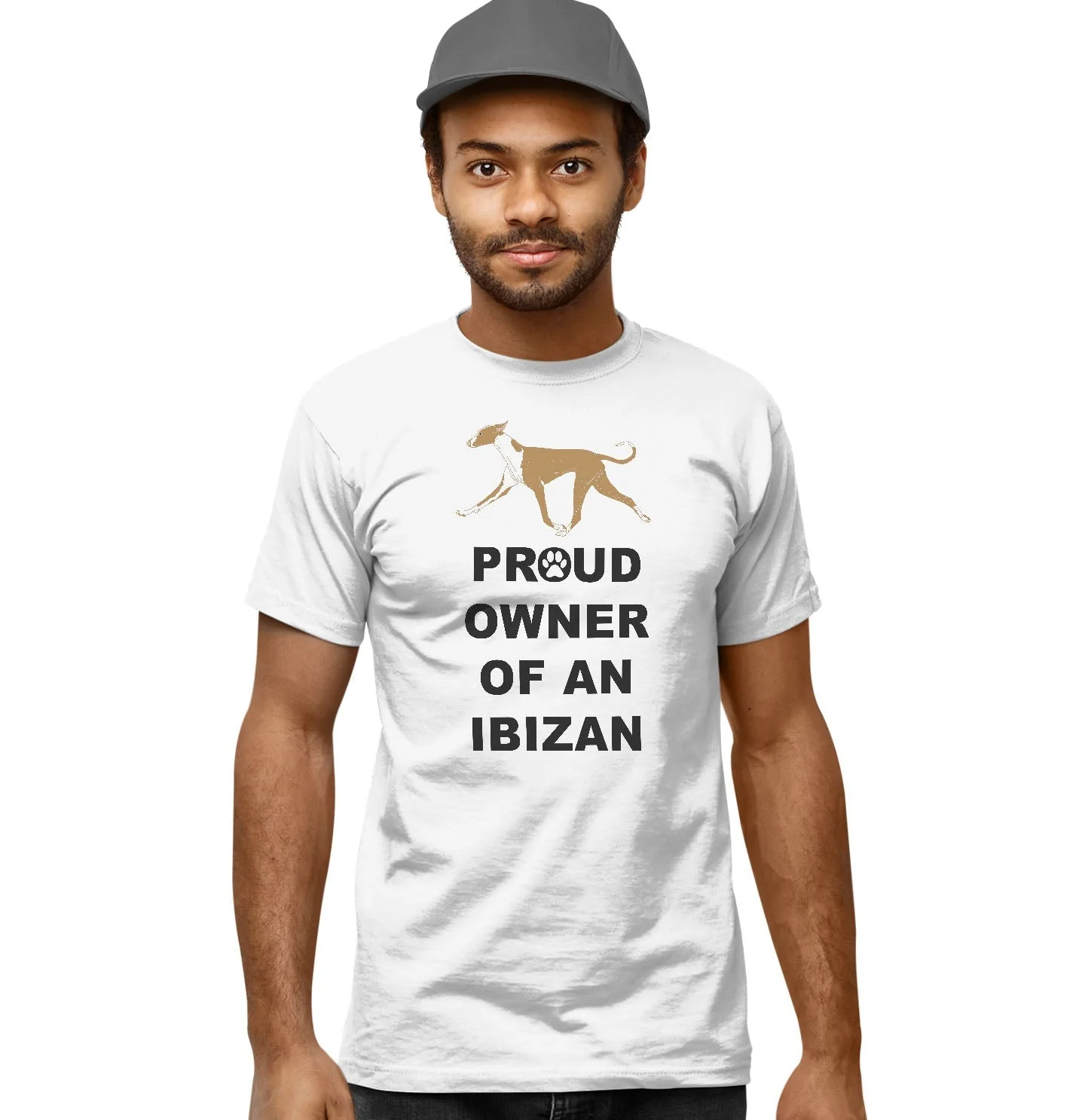 Ibizan Hound Proud Owner - Adult Unisex T-Shirt - Image 4
