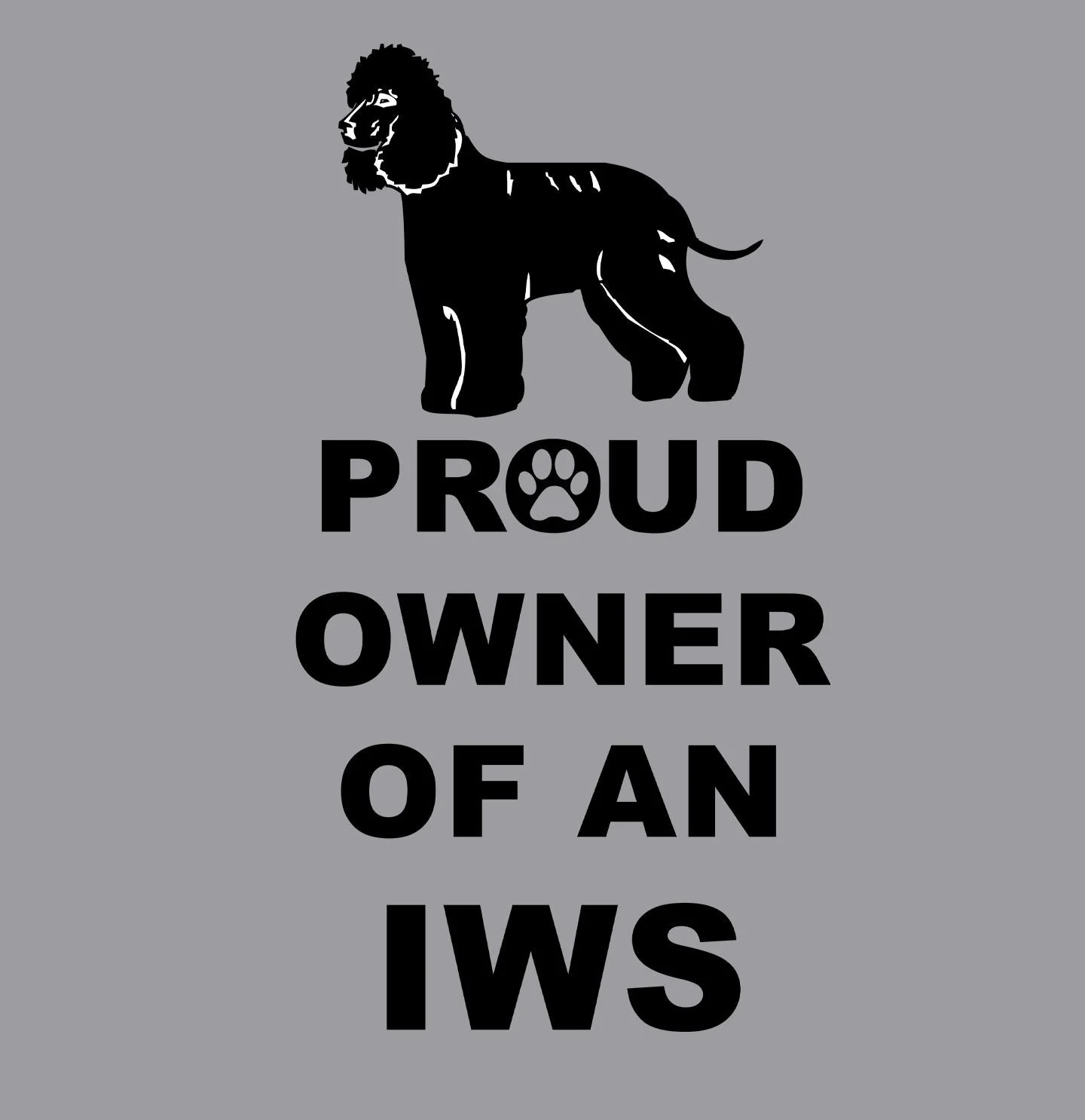 Irish Water Spaniel Proud Owner - Adult Unisex Hoodie Sweatshirt - Image 2