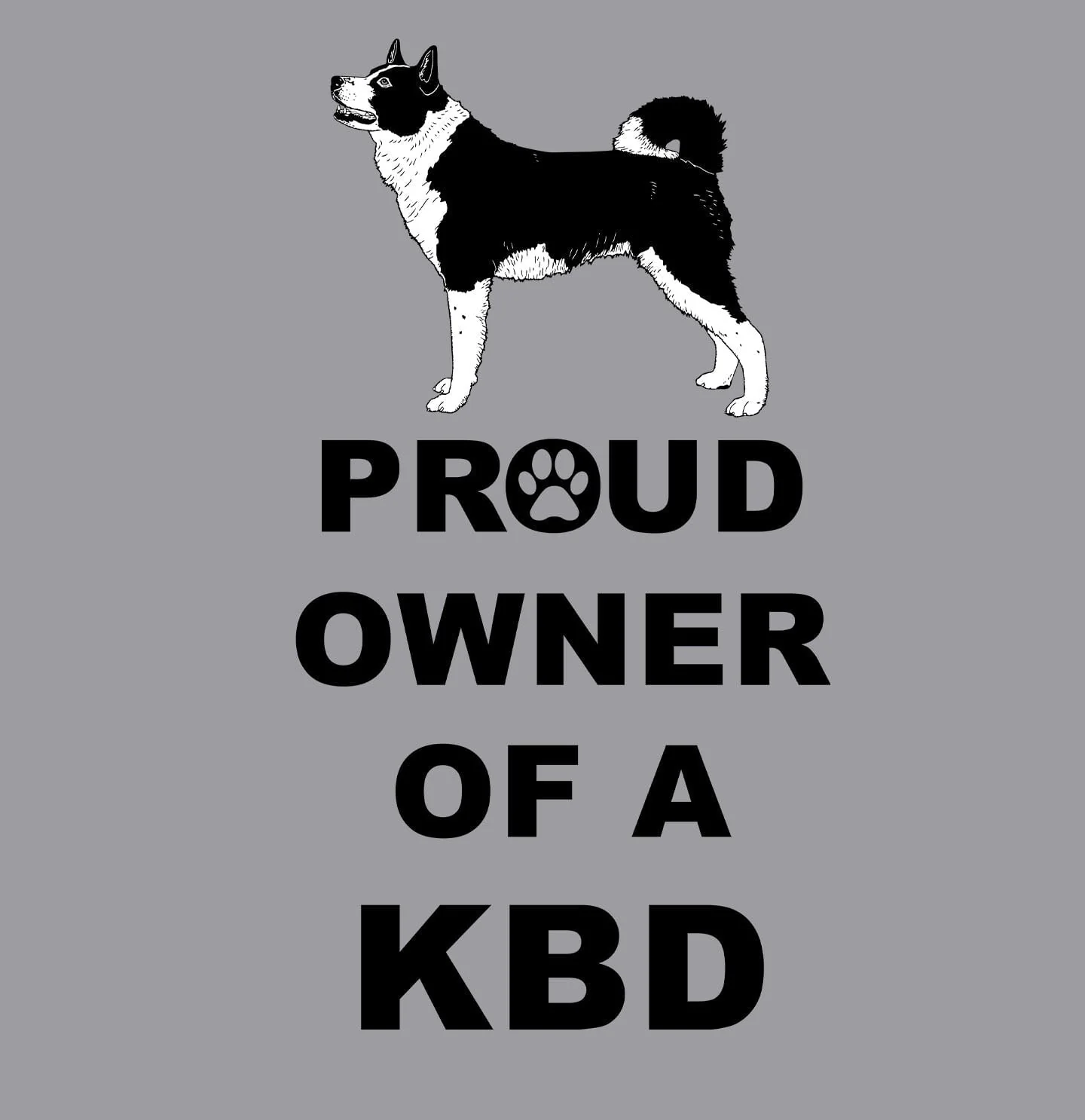 Karelian Bear Dog Proud Owner - Adult Unisex Crewneck Sweatshirt - Image 2