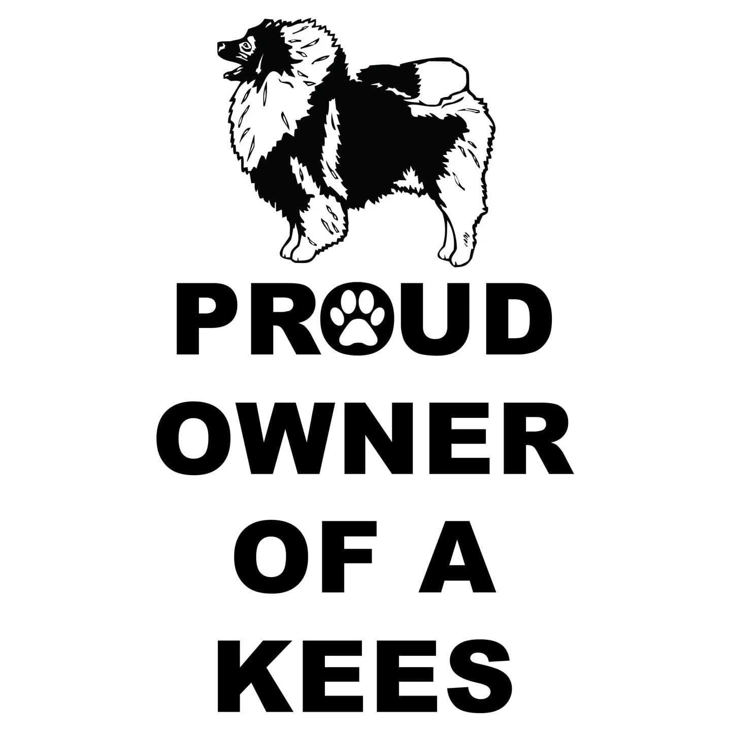 Keeshond Proud Owner - Women's V-Neck T-Shirt - Image 2