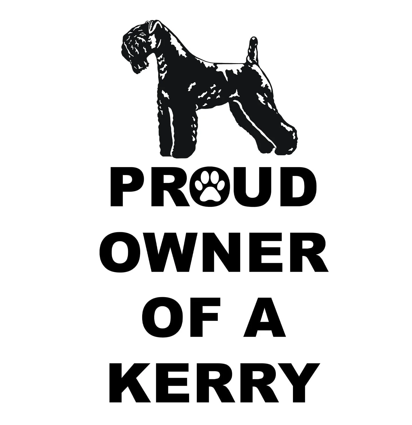 Kerry Blue Terrier Proud Owner - Adult Unisex Hoodie Sweatshirt - Image 2