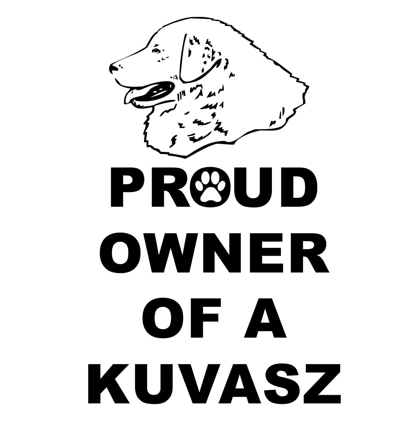 Kuvasz Proud Owner - Adult Unisex T-Shirt - Image 2