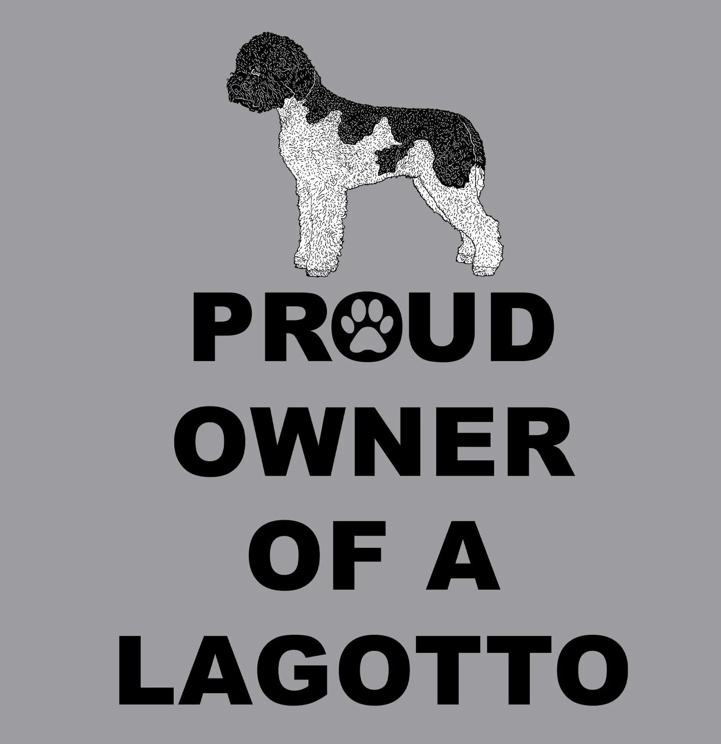 Lagotto Romagnolo Proud Owner - Adult Unisex Crewneck Sweatshirt - Image 2