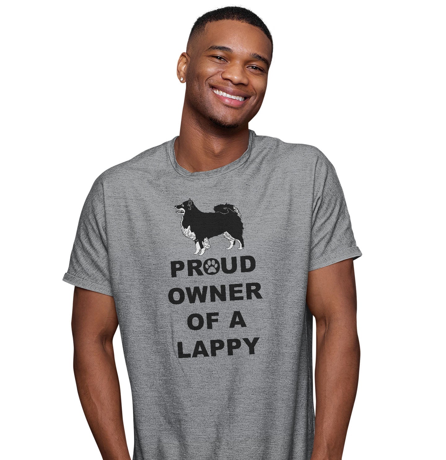 Finnish Lapphund Proud Owner - Adult Unisex T-Shirt - Image 3