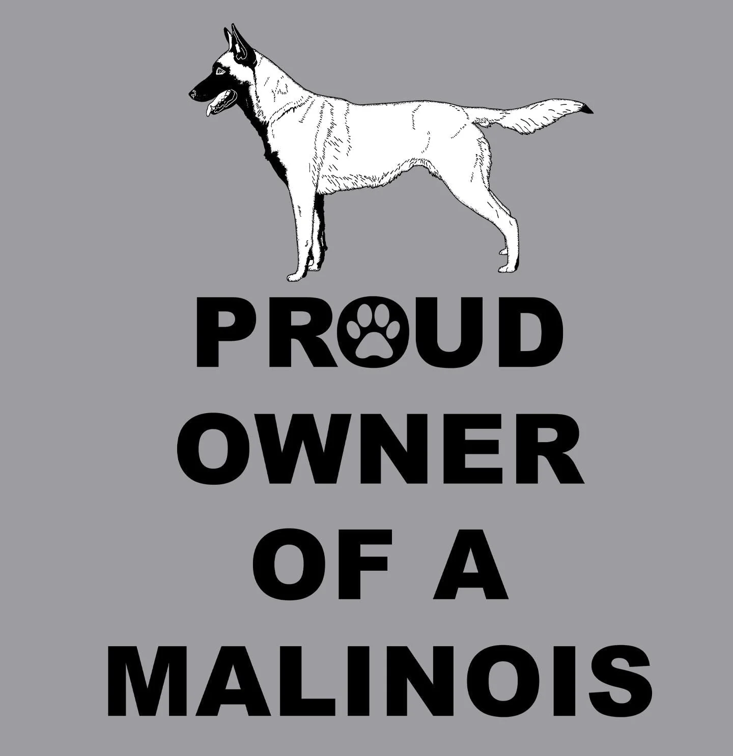 Belgian Malinois Proud Owner - Adult Unisex Hoodie Sweatshirt - Image 2