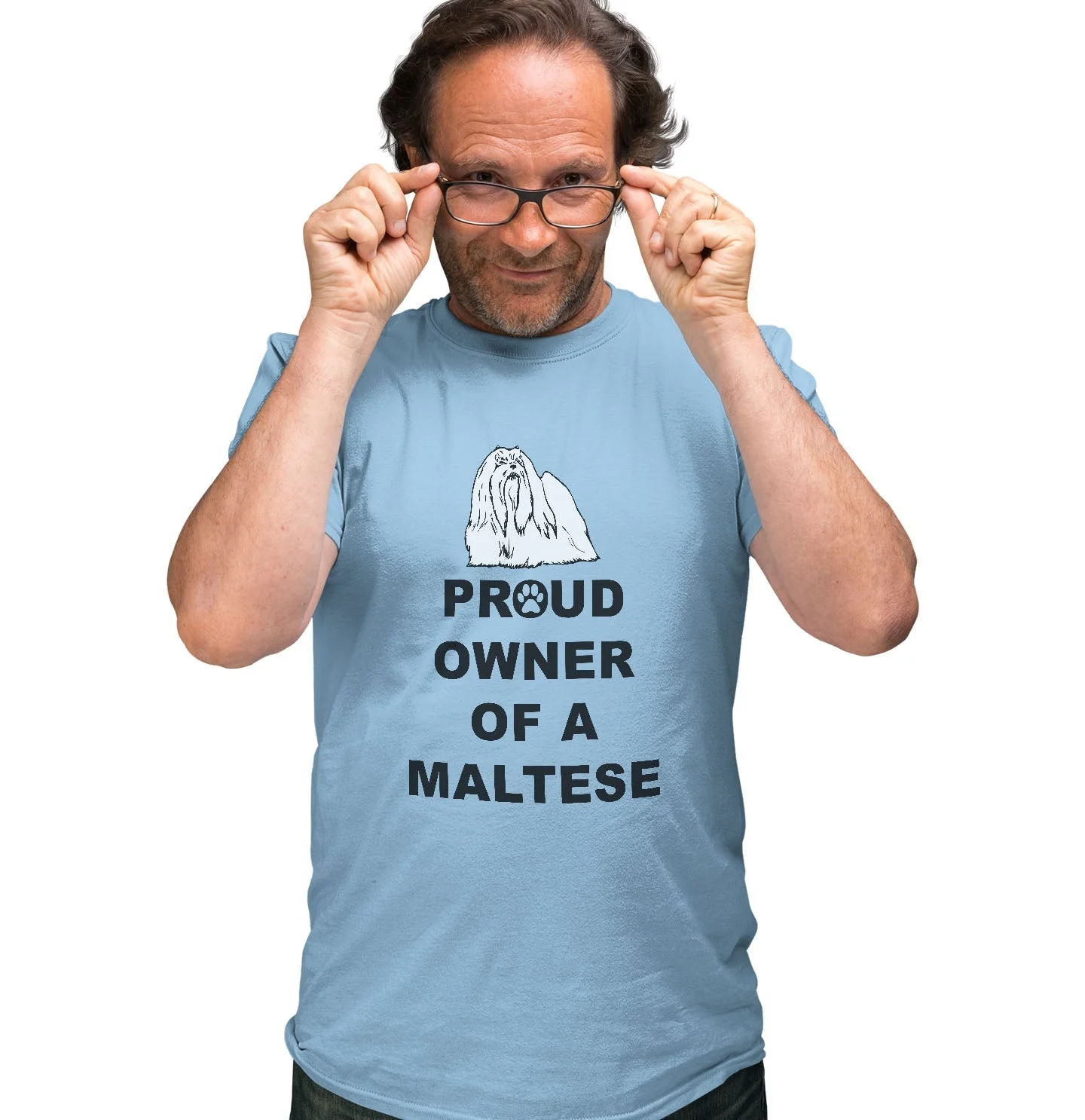 Maltese Proud Owner - Adult Unisex T-Shirt