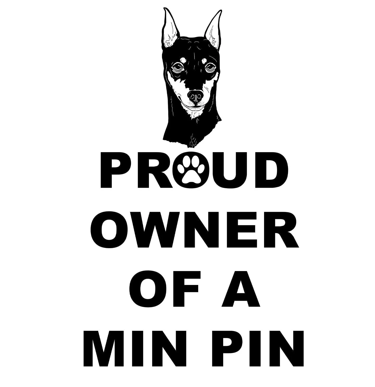 Miniature Pinscher Proud Owner - Women's V-Neck T-Shirt - Image 2