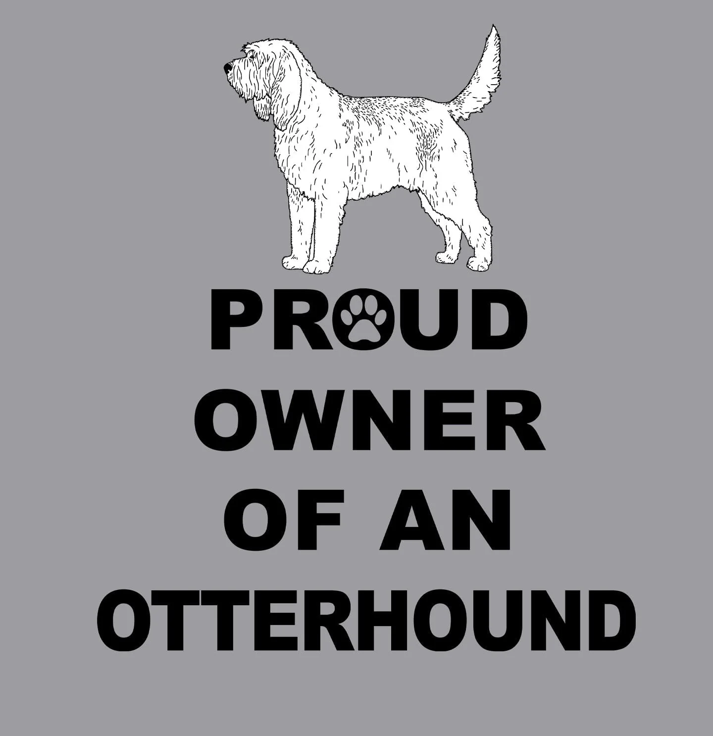 Otterhound Proud Owner - Adult Unisex Crewneck Sweatshirt - Image 2
