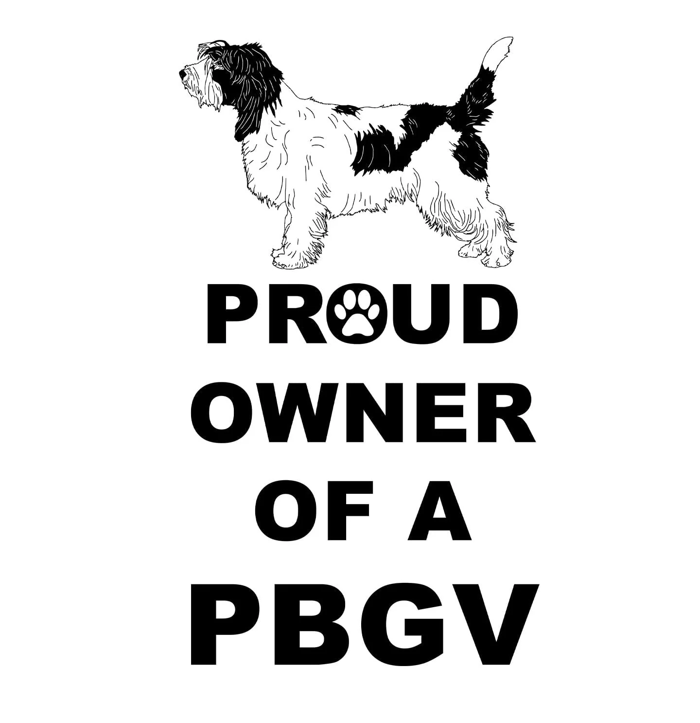 Petit Basset Griffon Vendeen Proud Owner - Adult Unisex Hoodie Sweatshirt - Image 2
