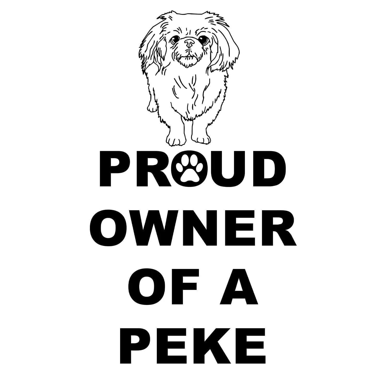 Pekingese Proud Owner - Women's V-Neck T-Shirt - Image 2