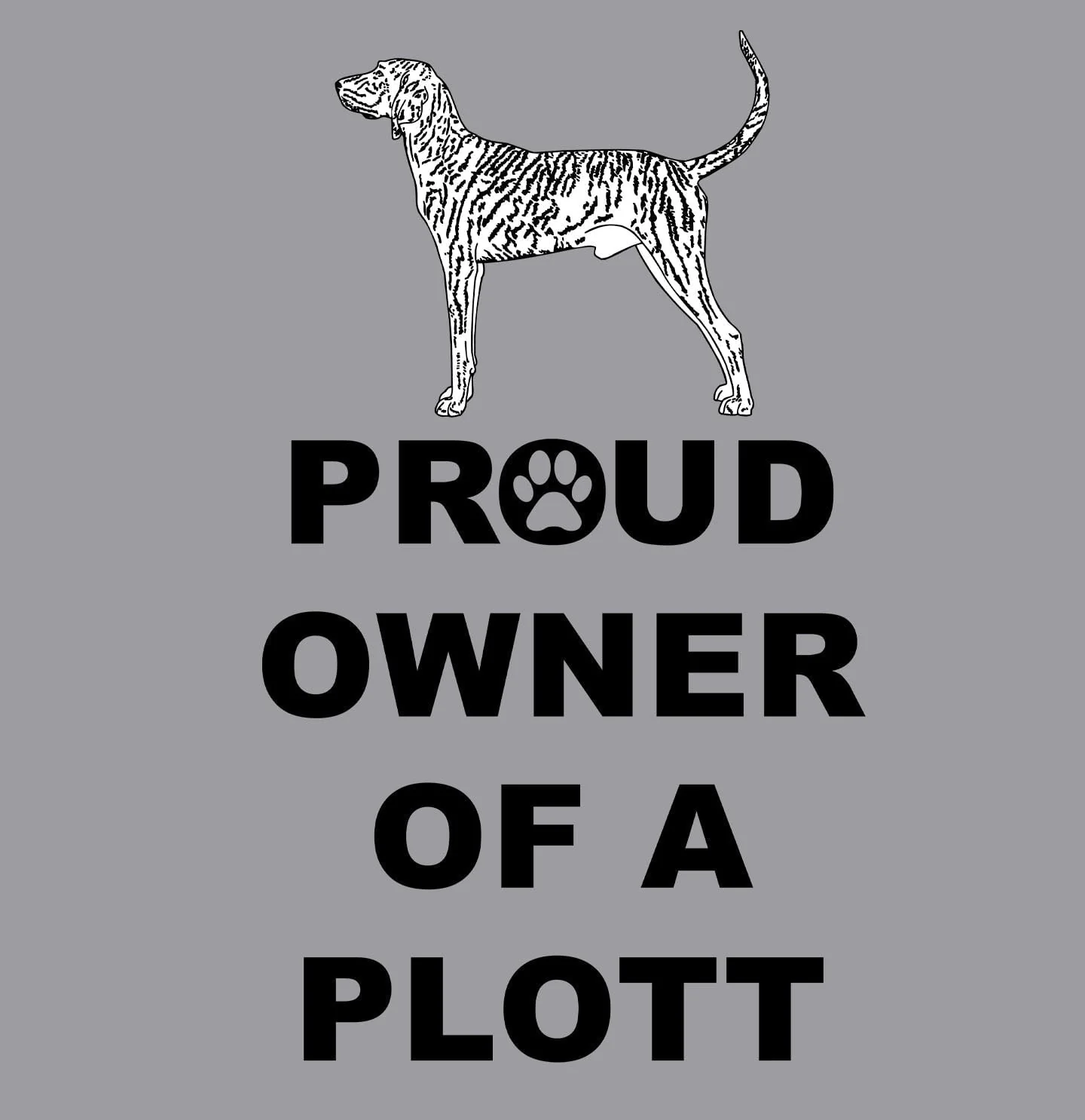 Plott Hound Proud Owner - Adult Unisex T-Shirt - Image 2