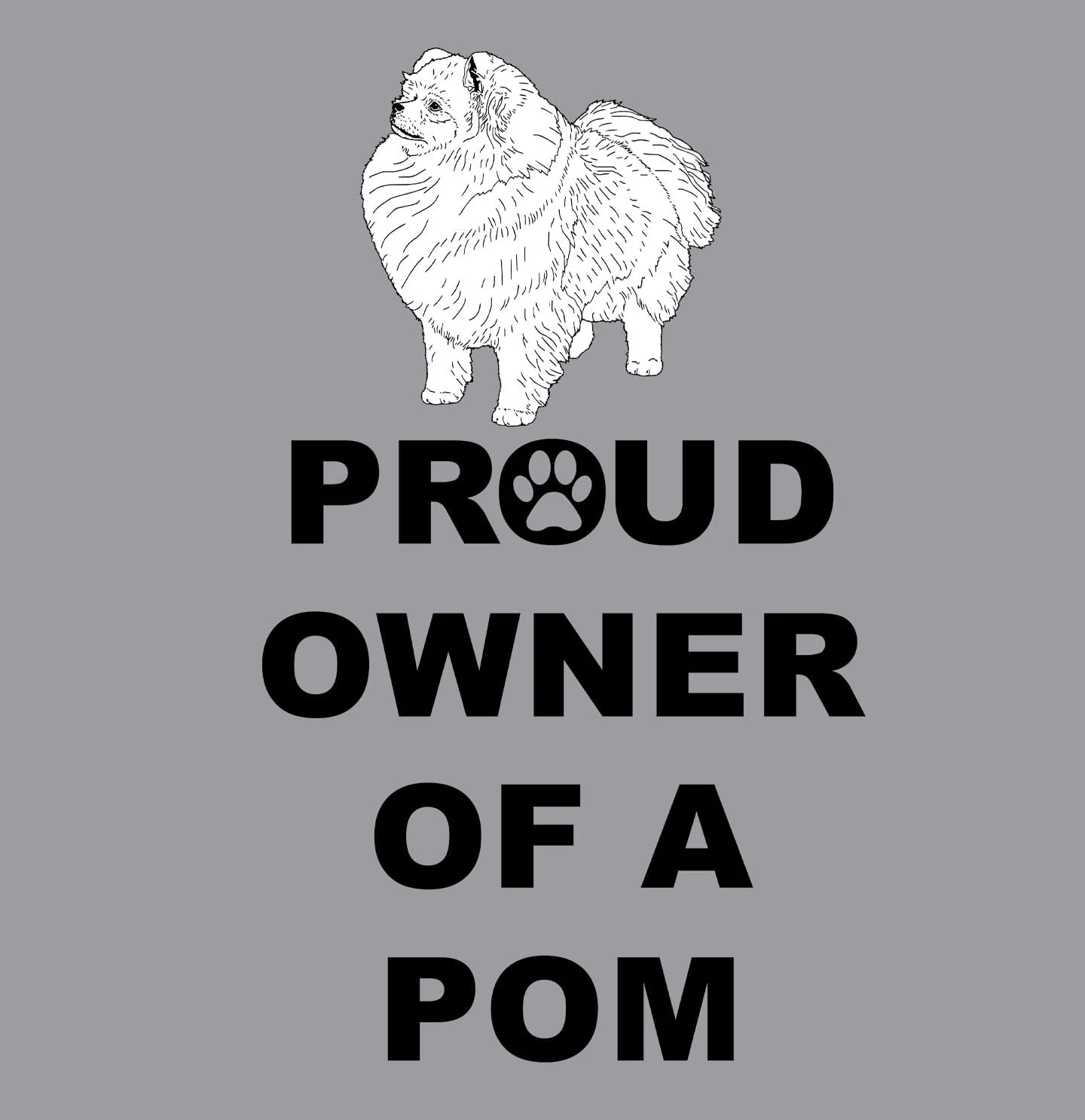 Pomeranian Proud Owner - Adult Unisex Hoodie Sweatshirt - Image 2