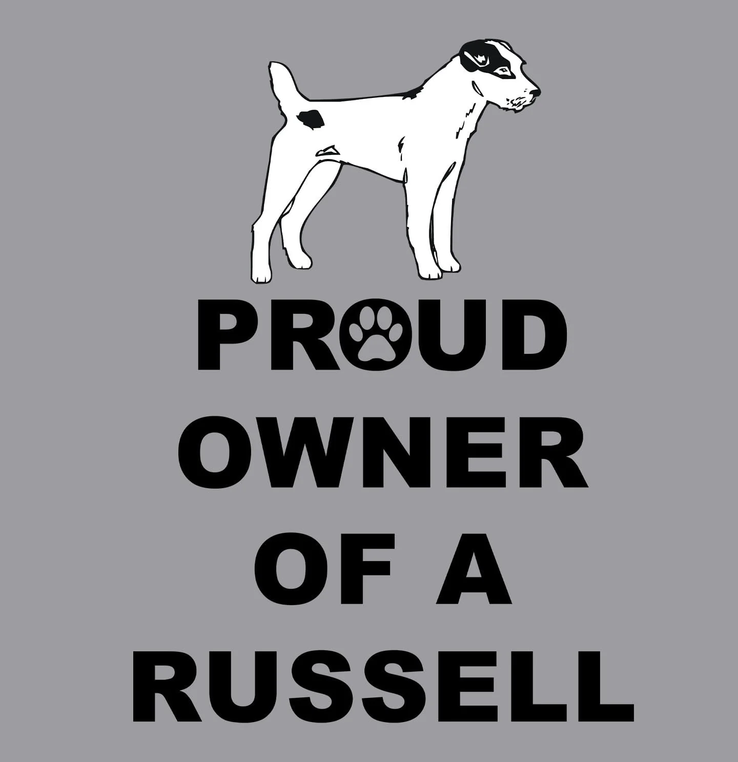 Russell Terrier Proud Owner - Adult Unisex Crewneck Sweatshirt - Image 2