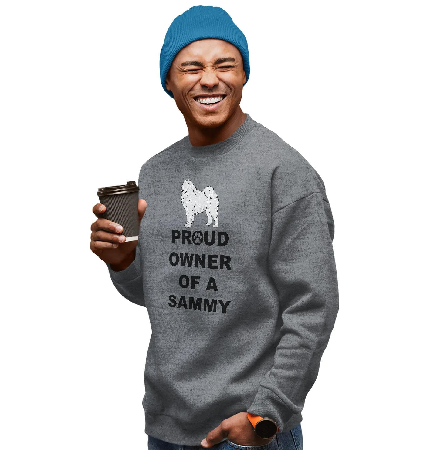 Samoyed Proud Owner - Adult Unisex Crewneck Sweatshirt