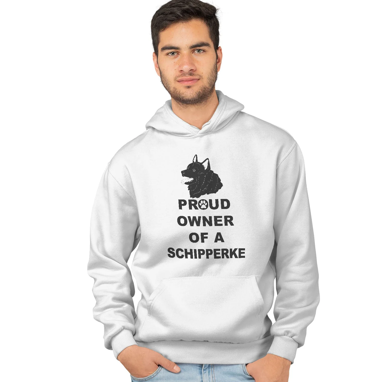 Schipperke Proud Owner - Adult Unisex Hoodie Sweatshirt - Image 3