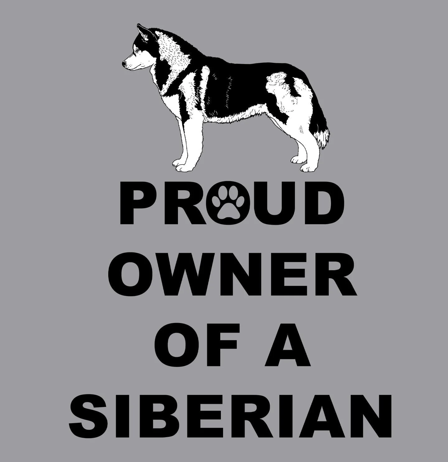 Siberian Husky Proud Owner - Adult Unisex Crewneck Sweatshirt - Image 2