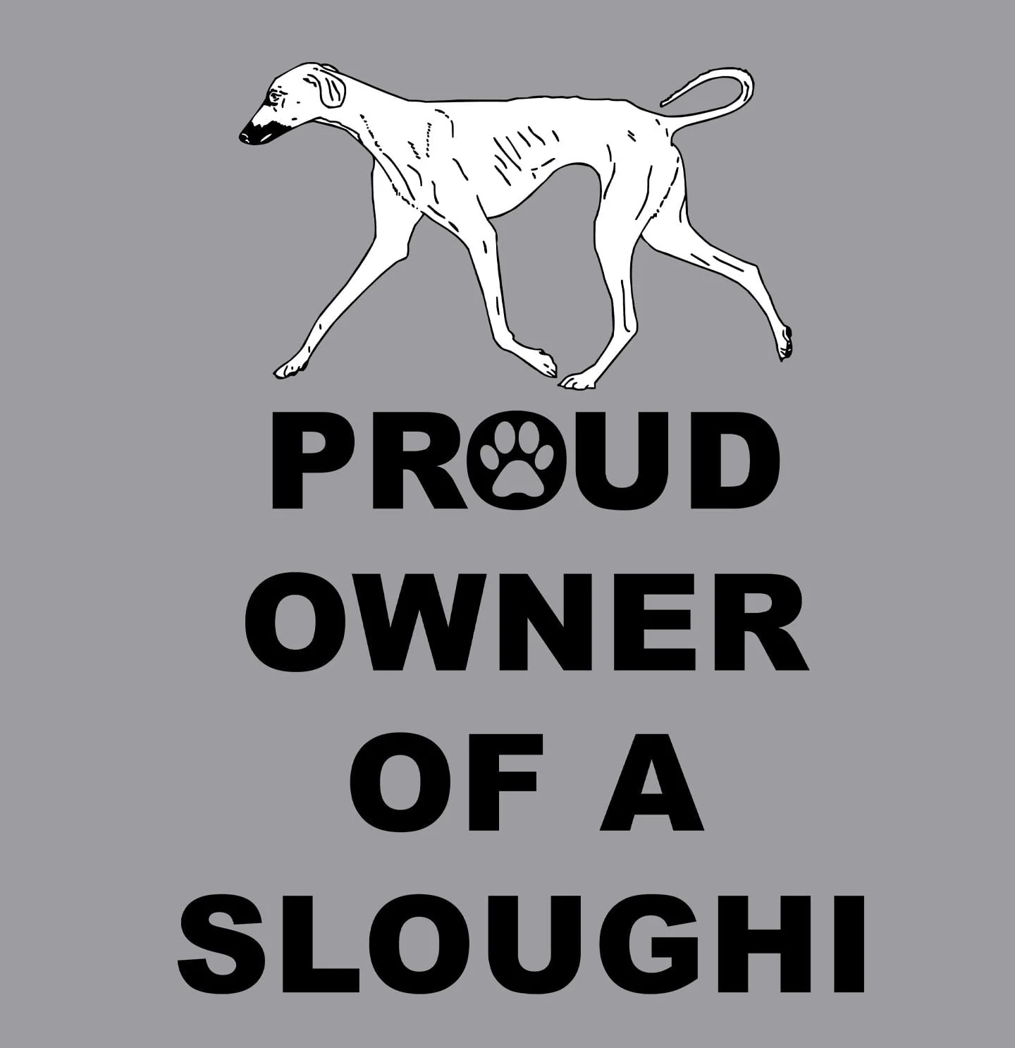 Sloughi Proud Owner - Adult Unisex Crewneck Sweatshirt - Image 2