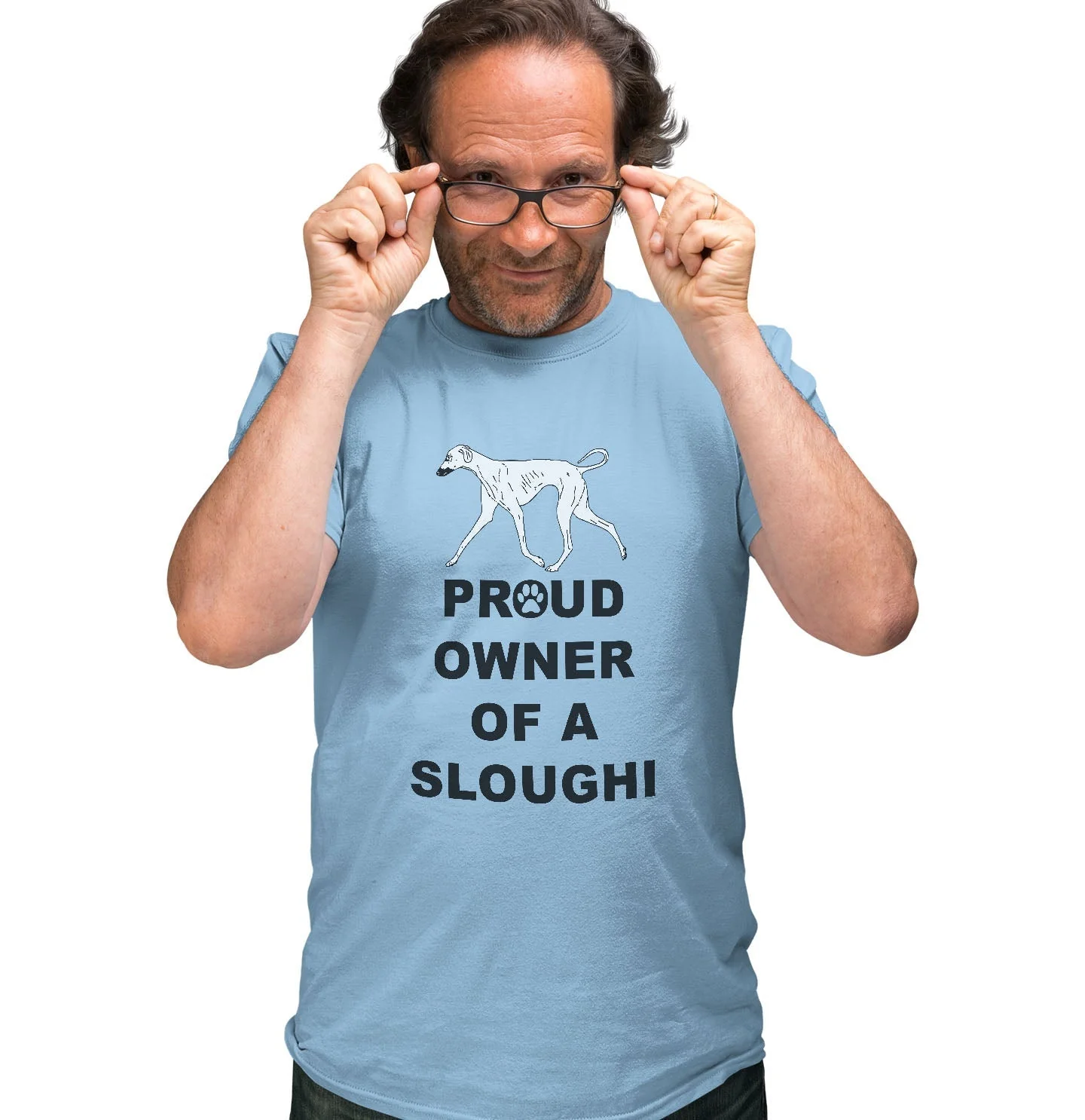 Sloughi Proud Owner - Adult Unisex T-Shirt - Image 4