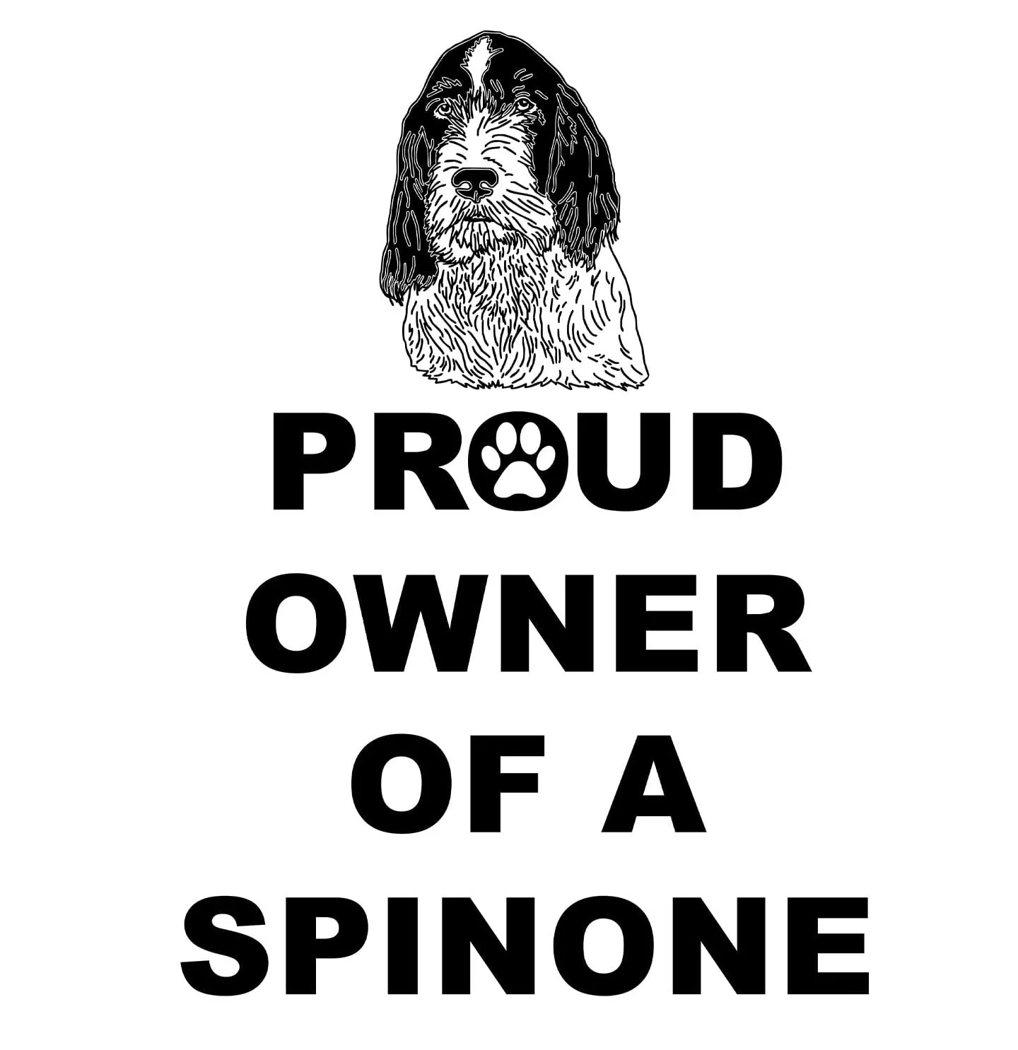 Spinone Italiano Proud Owner - Adult Unisex Hoodie Sweatshirt - Image 2